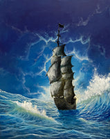 John Kenward Original Painting “Master of the Sea” - 16” x 20”