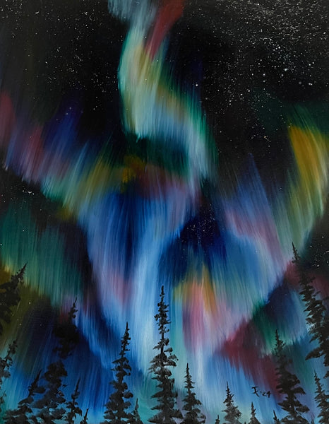 John Kenward Original Painting “Aurora XV” - 11” x 14”