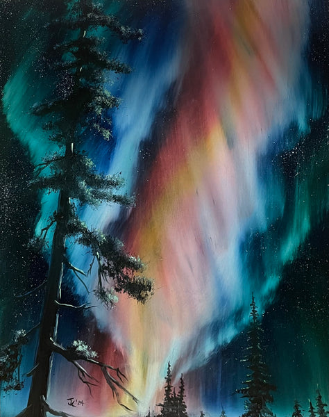 John Kenward Original Painting “Aurora XLIV” - 11” x 14”