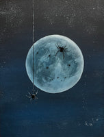 John Kenward Original Painting “Lunar Invasion” - 12” x 16”