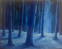 John Kenward Original Painting “Winter Chill” - 16” x 20”