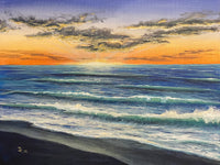 John Kenward Original Painting “As the Sun Goes Down” - 12” x 16”