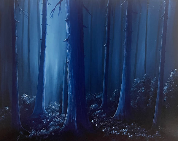 John Kenward Original Painting “Forest Glow III” - 16” x 20”