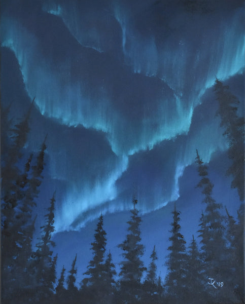 John Kenward Original Oil Painting “Aurora IV” 16" x 20"