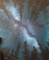 John Kenward Original Painting “Galaxy III” 8" x 10"