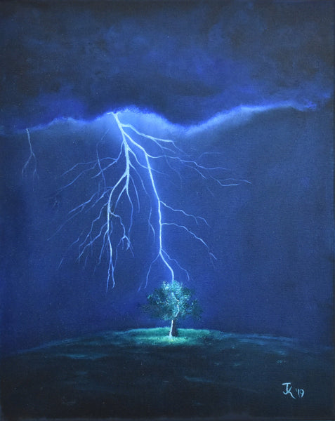 John Kenward Original Oil Painting “Standing Strong” 16" x 20"