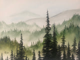 John Kenward Original Painting “Above the Fog” - 12” x 16”