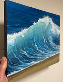 John Kenward Original Painting “Crashing Wave” - 11” x 14”