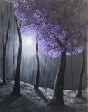 John Kenward Original Painting “Forest Radiance V ” 11” x 14”