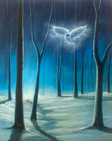 John Kenward Original Painting  "Spirit Owl” - 16" x 20"