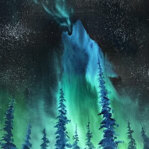 John Kenward Original Painting - “Singing Aurora” - 12” x 16”