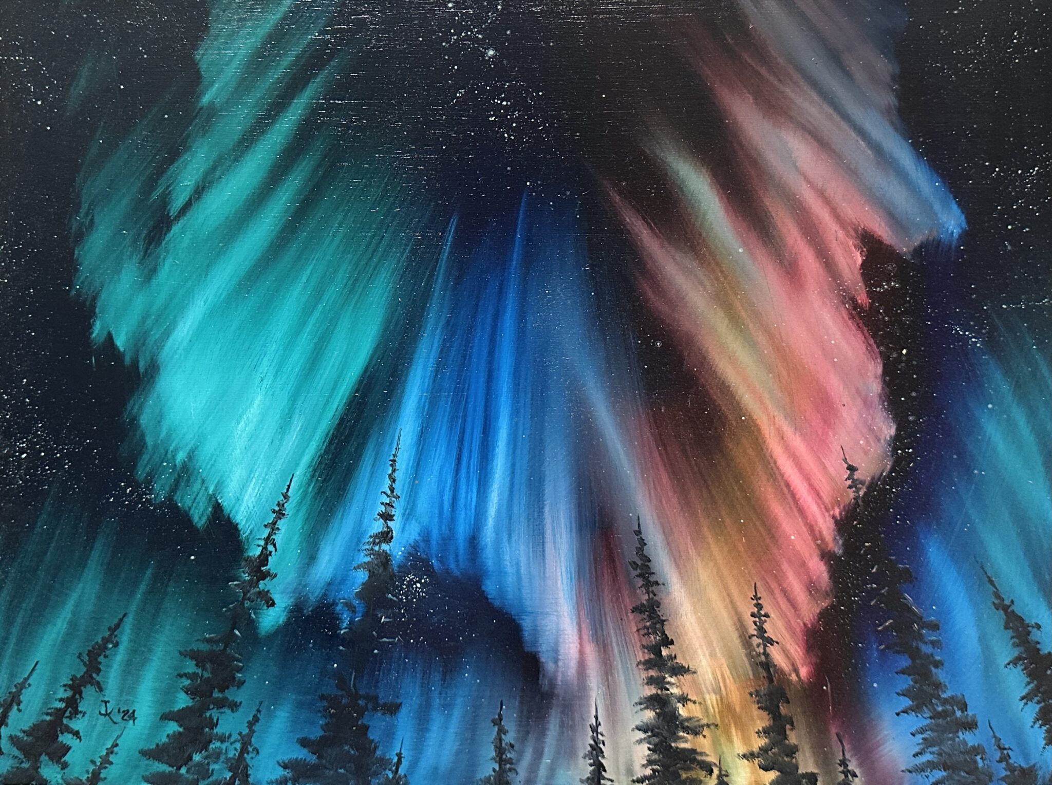 John Kenward Original Painting – “Aurora LV” – 12” x 16” – John Kenward ...